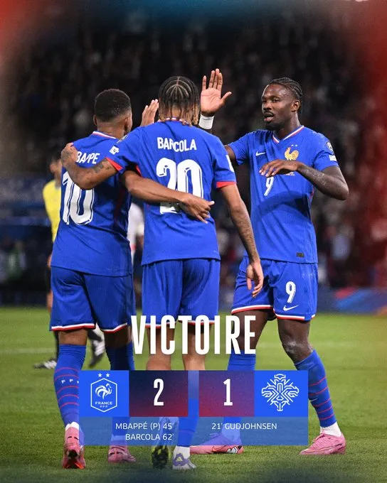 开云官网-主场逆转冰岛，法国队在21世纪各项赛事中取得第200场胜利